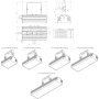 LED светильник SVT-STR-VAR-102W-100-GL