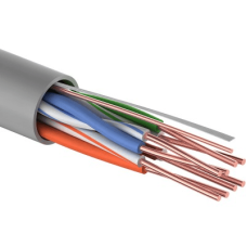 U/UTP кат.5е 4х2х26AWG(0,40мм) 305м CCA (омедненка) PVC solid серый кабель  (01-0048-3 PROCONNECT