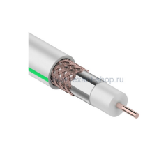 SAT 703 B, Cu/Al/Cu, (75%), 75 Ом, белый   кабель бухта 100м 01-2431 REXANT