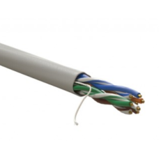 U/UTP кат.5е 4х2х24AWG(0,48мм) 305м (медь) PVC нг(А)-LS solid серый WRLine