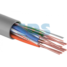 U/UTP кат.5е 4х2х24AWG(0,48мм) 50м (медь) PVC solid серый PROCONNECT