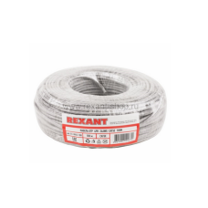 U/UTP кат.5е 4х2х24AWG(0,50мм) 100м (медь) PVC solid серый кабель REXANT