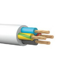 ПВС 4х1,5 провод  медный белый Брэкс (кратно 20)