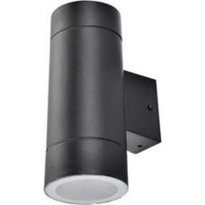 Светильник Ecola GX53 LED 8013A накладной IP65 прозрачный Цилиндр металл. 2*GX53 Черный 205x140x90 /FB53C2ECH/